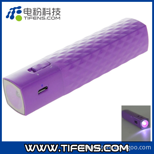 Mobile Power Bank with Lde Light Purple 2800mAh 5V